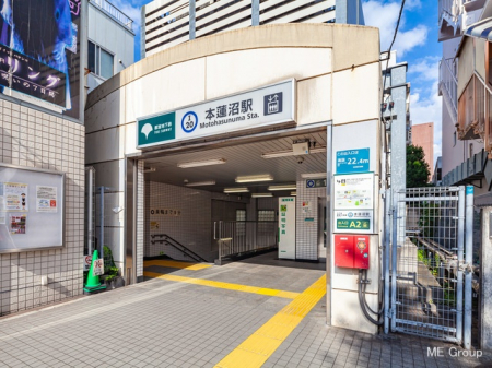 周辺環境　駅 800m 都営三田線「本蓮沼」駅