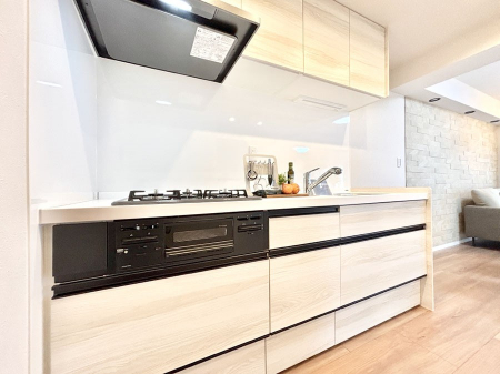 �L�b�`���@�������̂������ŉƑ��̏Ί炪�L����܂�  