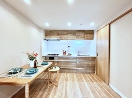 �L�b�`���@�������̂������ŉƑ��̏Ί炪�L����܂�