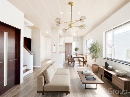 ���r���O�@�������������͋C�̃��r���O�͉Ƒ��݂�Ȃ̉��K��Ԃł��@���Ƌ��CG�ł�